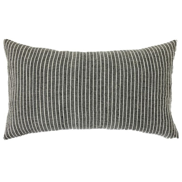 HKliving Striped kussen 70x40 Monochrome
