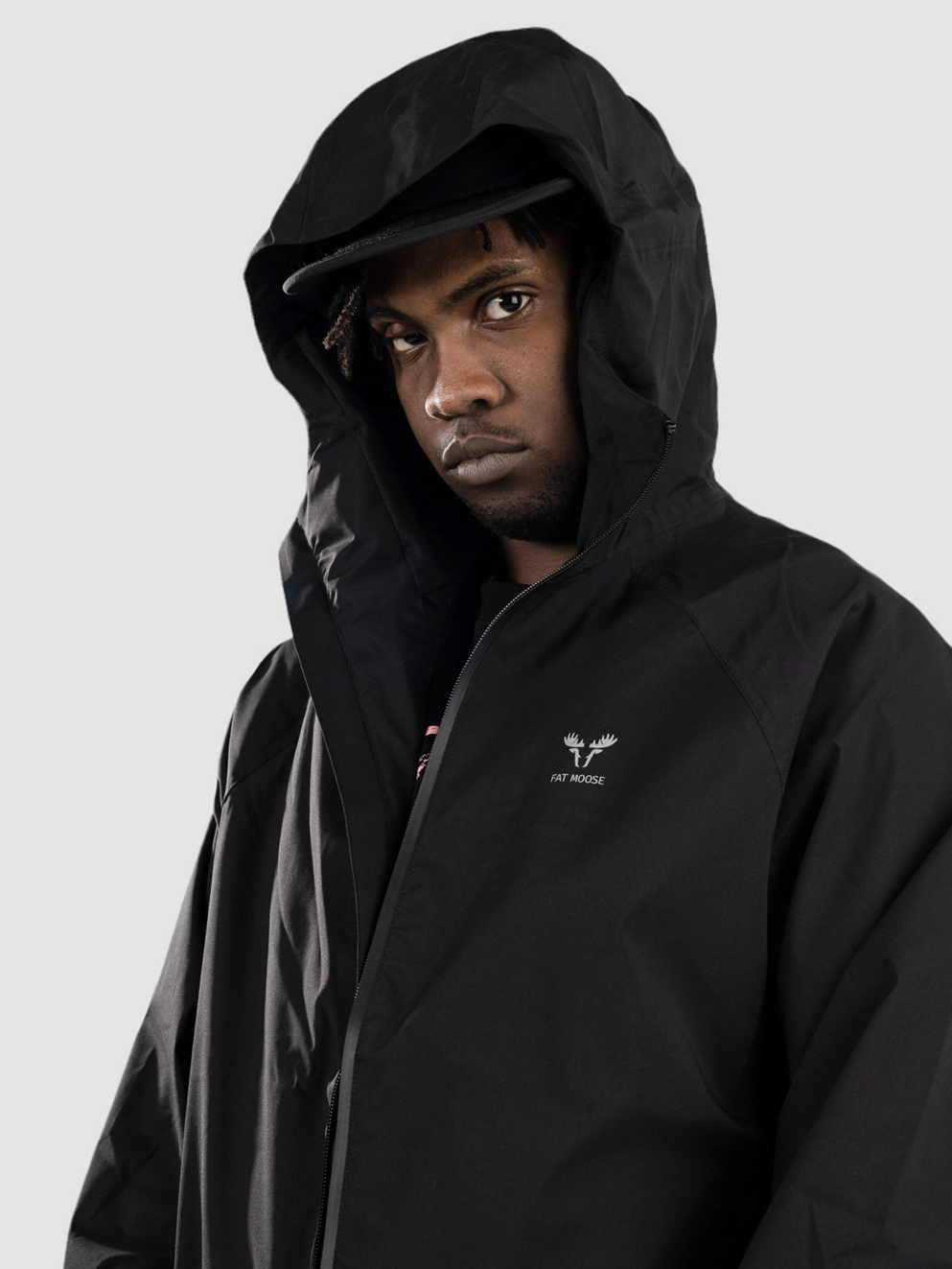 Fat Moose Sky Shell Windbreaker black