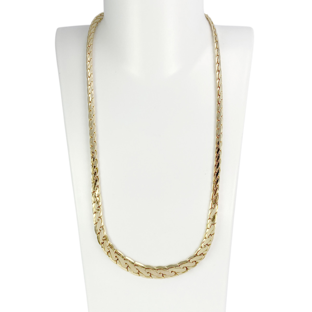 Collier d'occasion or 750 jaune maille fantaisie 42.5 cm