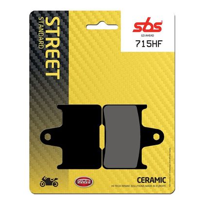 Plaquettes de freins SBS 715HF Organique arrière