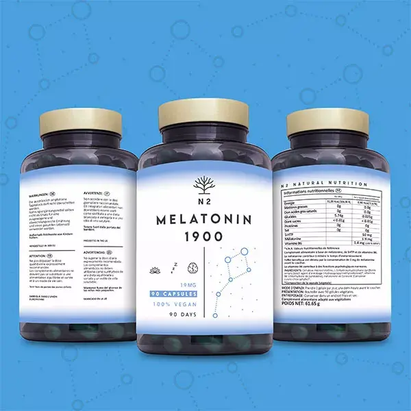 N2 Nutrição Natural Melatonina 90 cápsulas