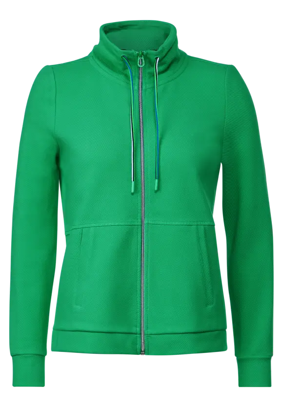 Twill Sweatjacke - celery green