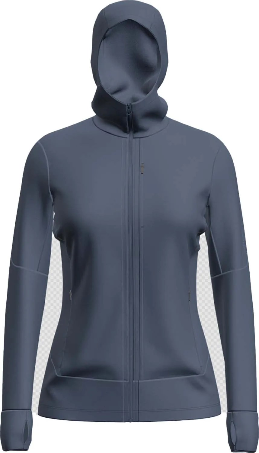 Icebreaker Women Merino 260 Quantum Iv Ls Zip Hoodie Dawn