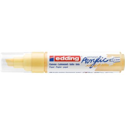 Edding 5000 - Marqueur acrylique - jaune pastel