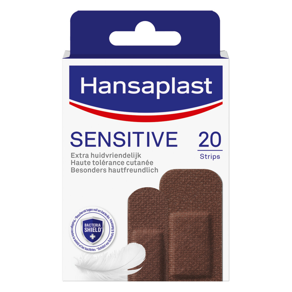 Hansaplast Sensitive Pleister Dark20 stuks