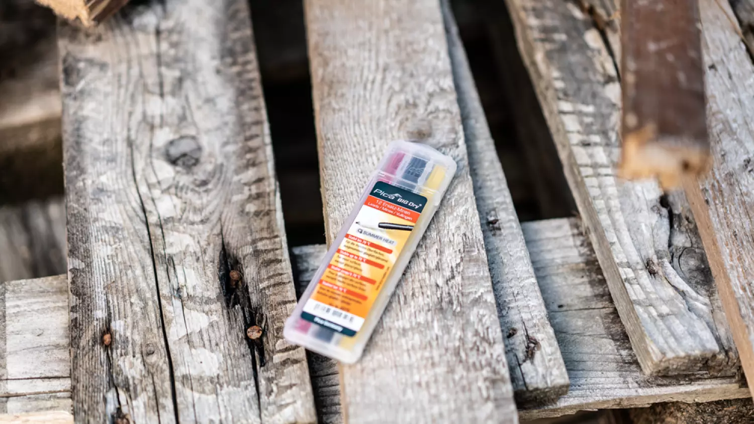 Pica 6070 BIG-Dry Navullingen SUMMERHEAT - Grafiet - Geel - Rood