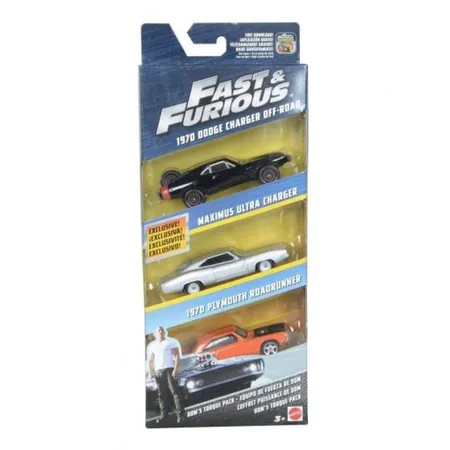 Hot Wheels Fast & Furious Spielzeugautos, 3er Packung
