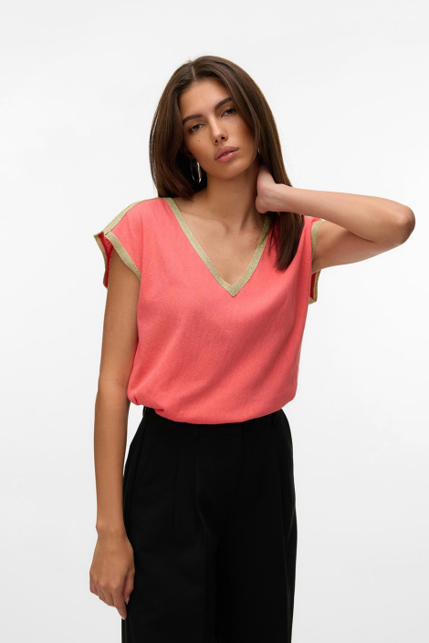 Vero Moda rode dames t-shirt