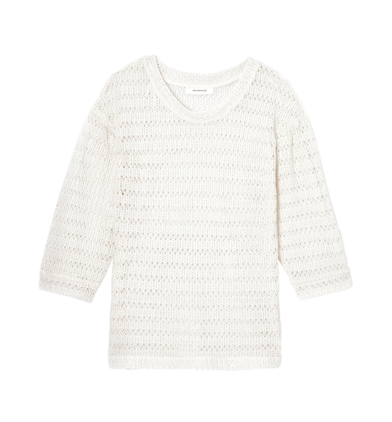 Top au crochet Femme - Beige