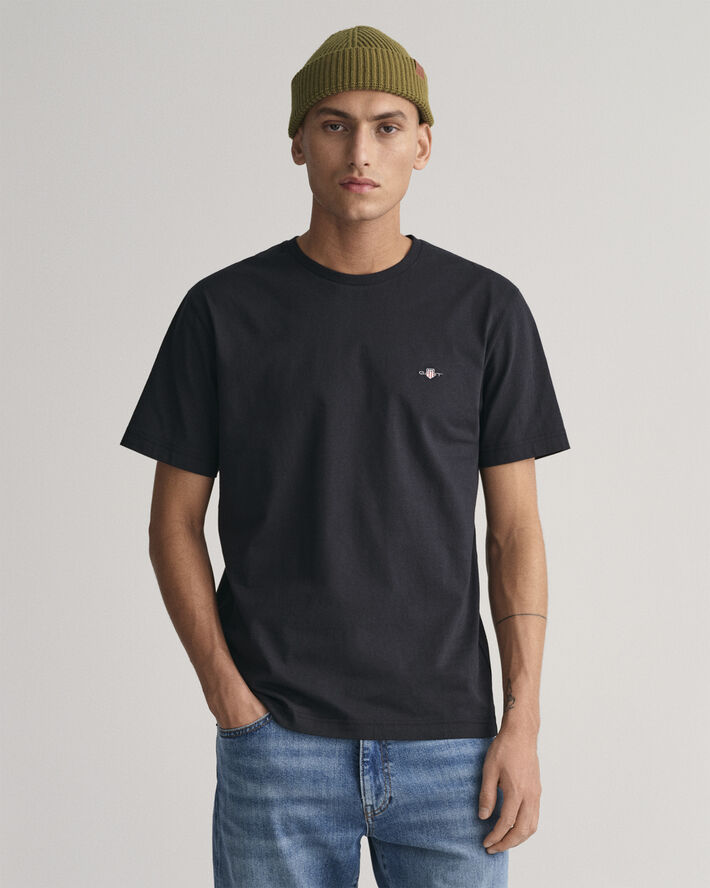 Gant REG SHIELD SS T-SHIRT Black