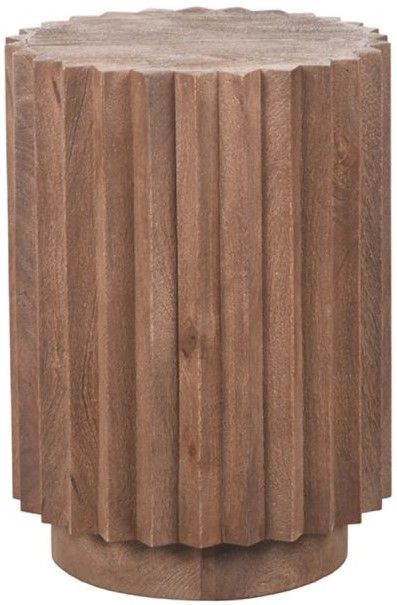 Bijzettafel Espresso AC-49.068 Novan ⌀35  x H48 cm