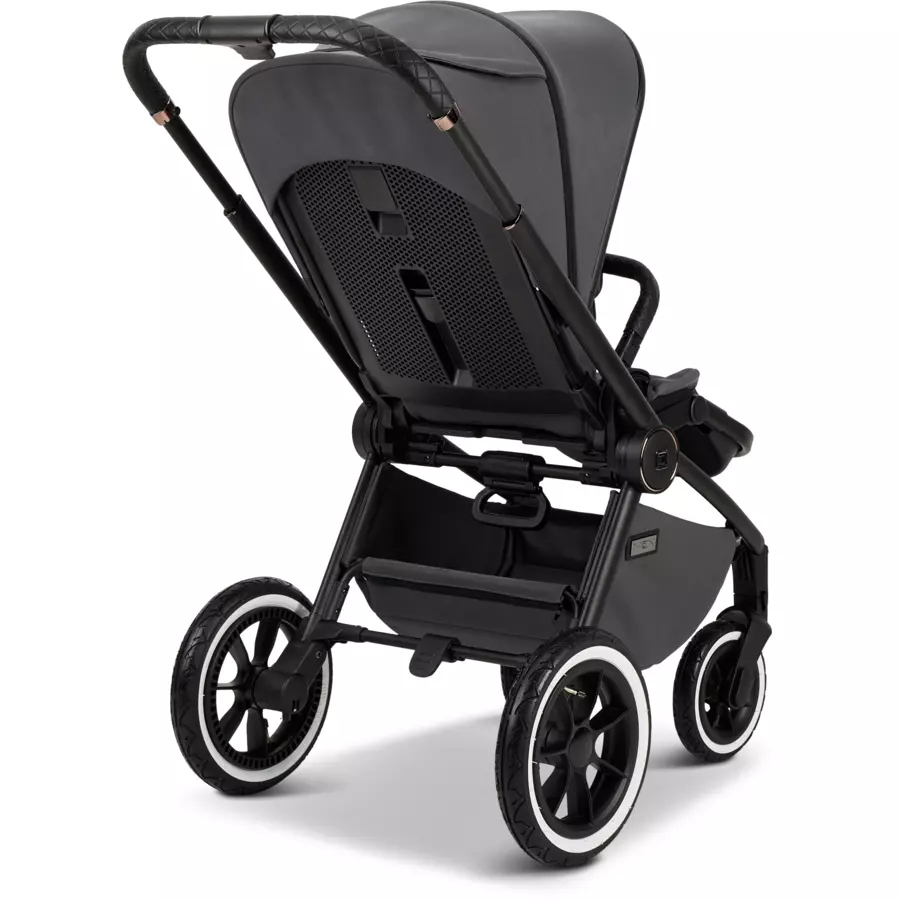 MOON Kombikinderwagen Resea Edition+ anthrazitblack matt