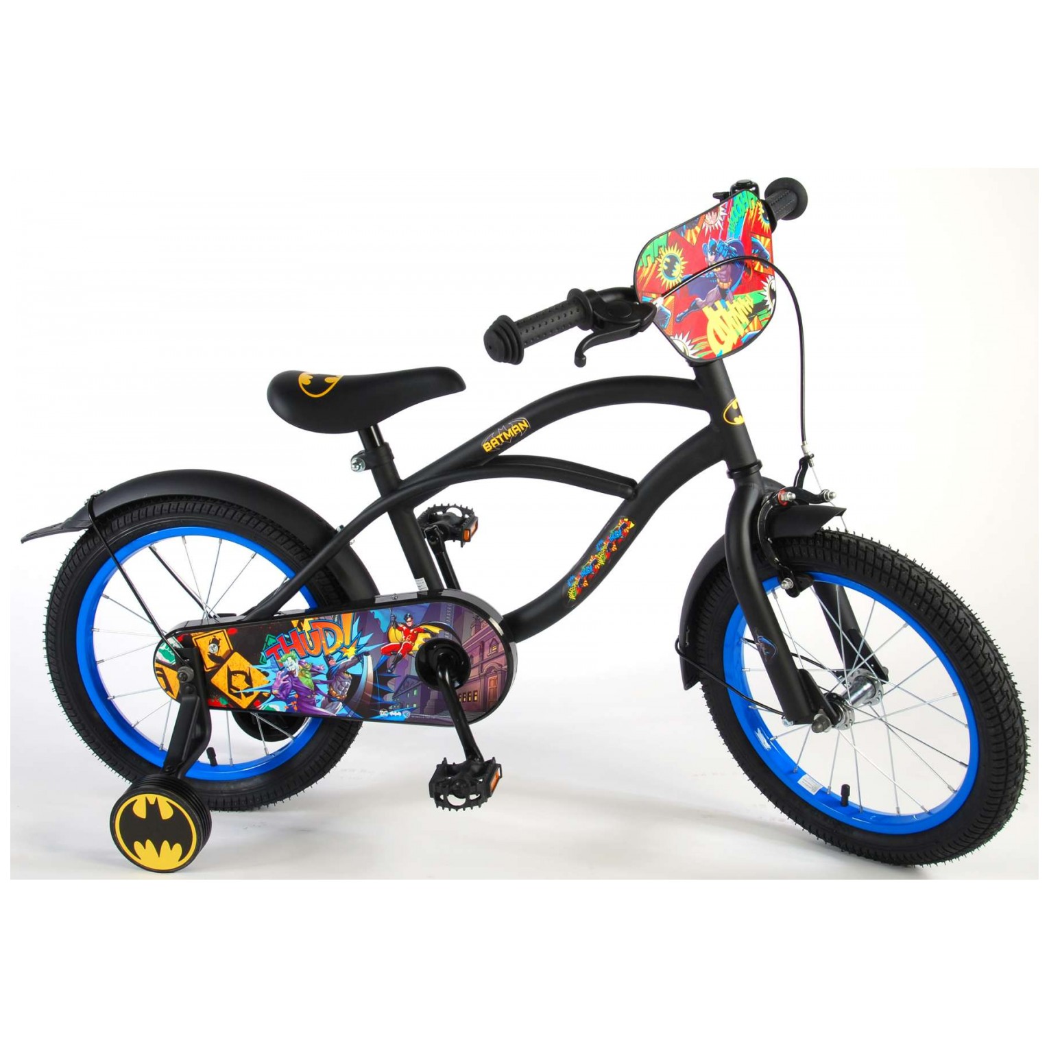 Batman Fiets - 16 inch - Zwart