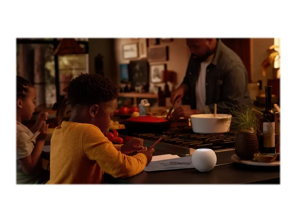Apple - HomePod Mini Smart Speaker White