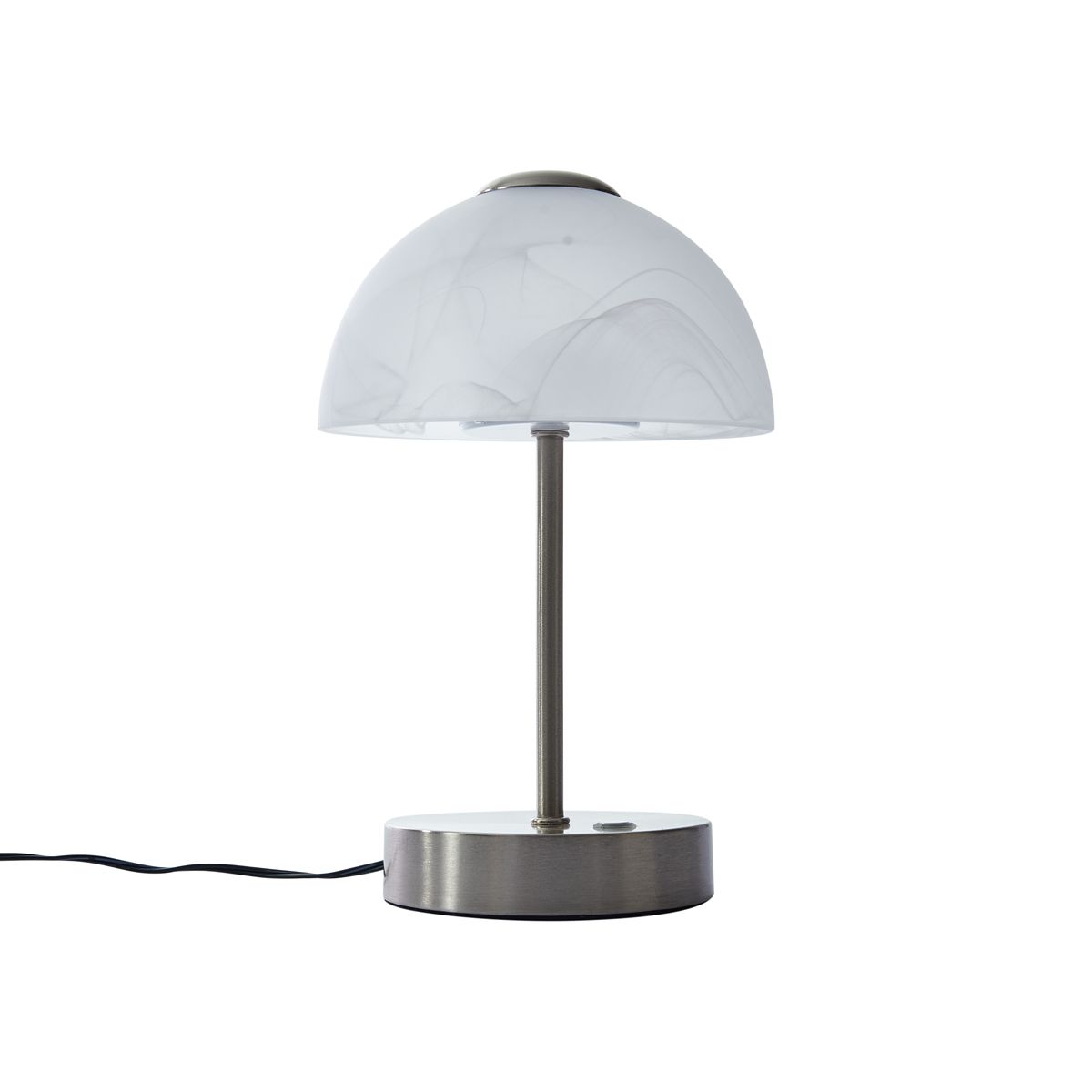 Design tafellamp staal met opaal glas incl. LED dimbaar - Joya