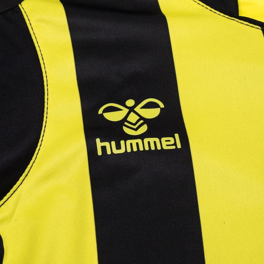 Hummel Maillot Core Striped - Noir/Jaune Enfant