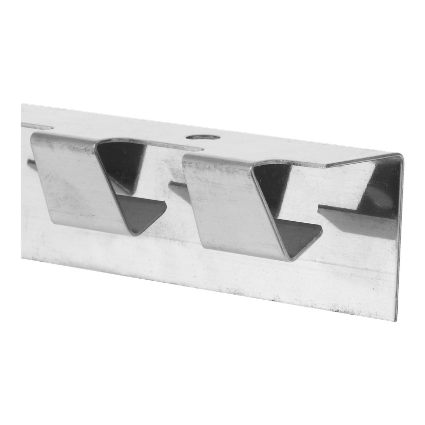 Skinne til PVC-forheng 98x3x3 cm