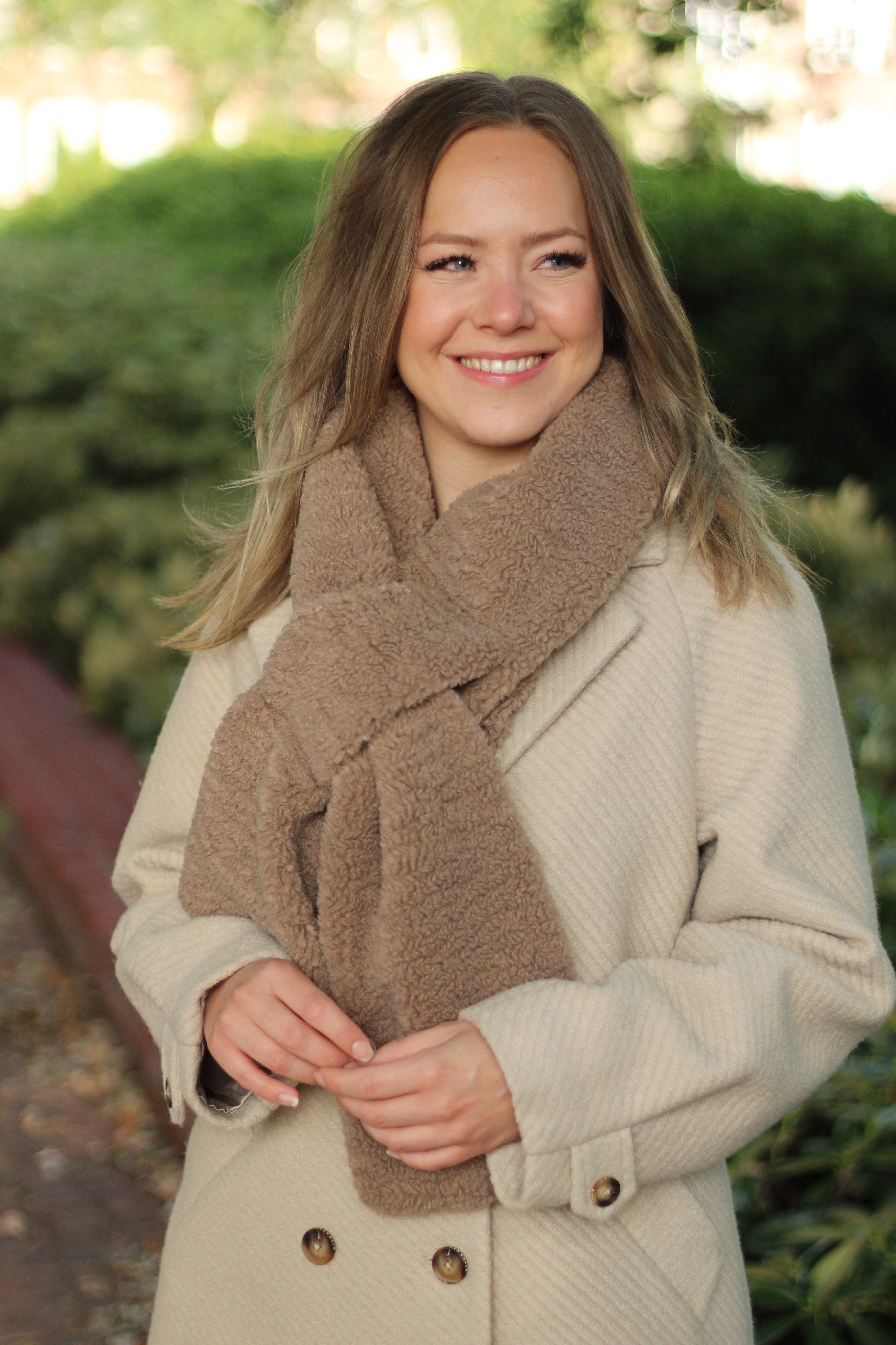 Rino & Pelle - Asho Teddy Scarf - Toffee