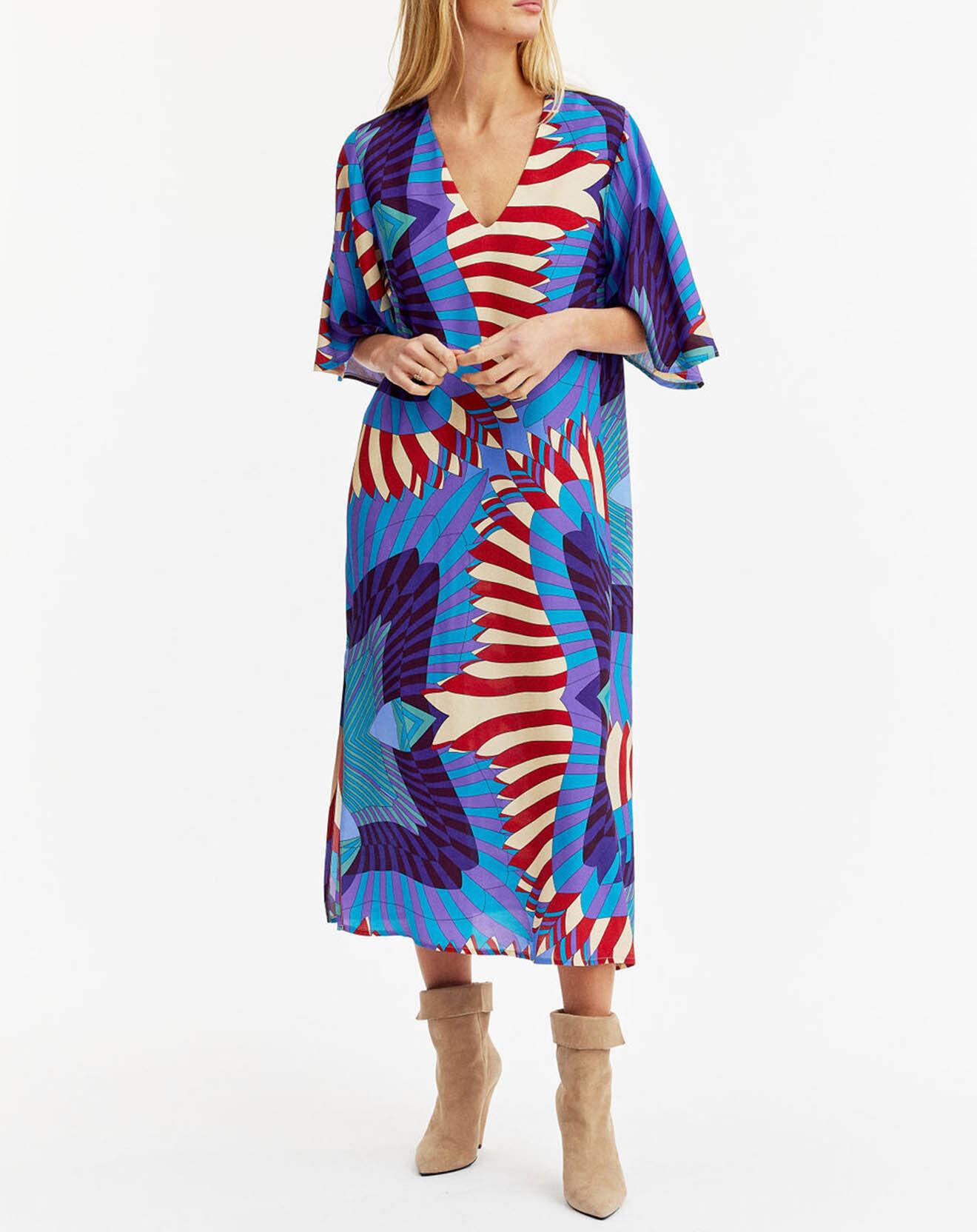 Lauren Vidal Robe Luna multicolore