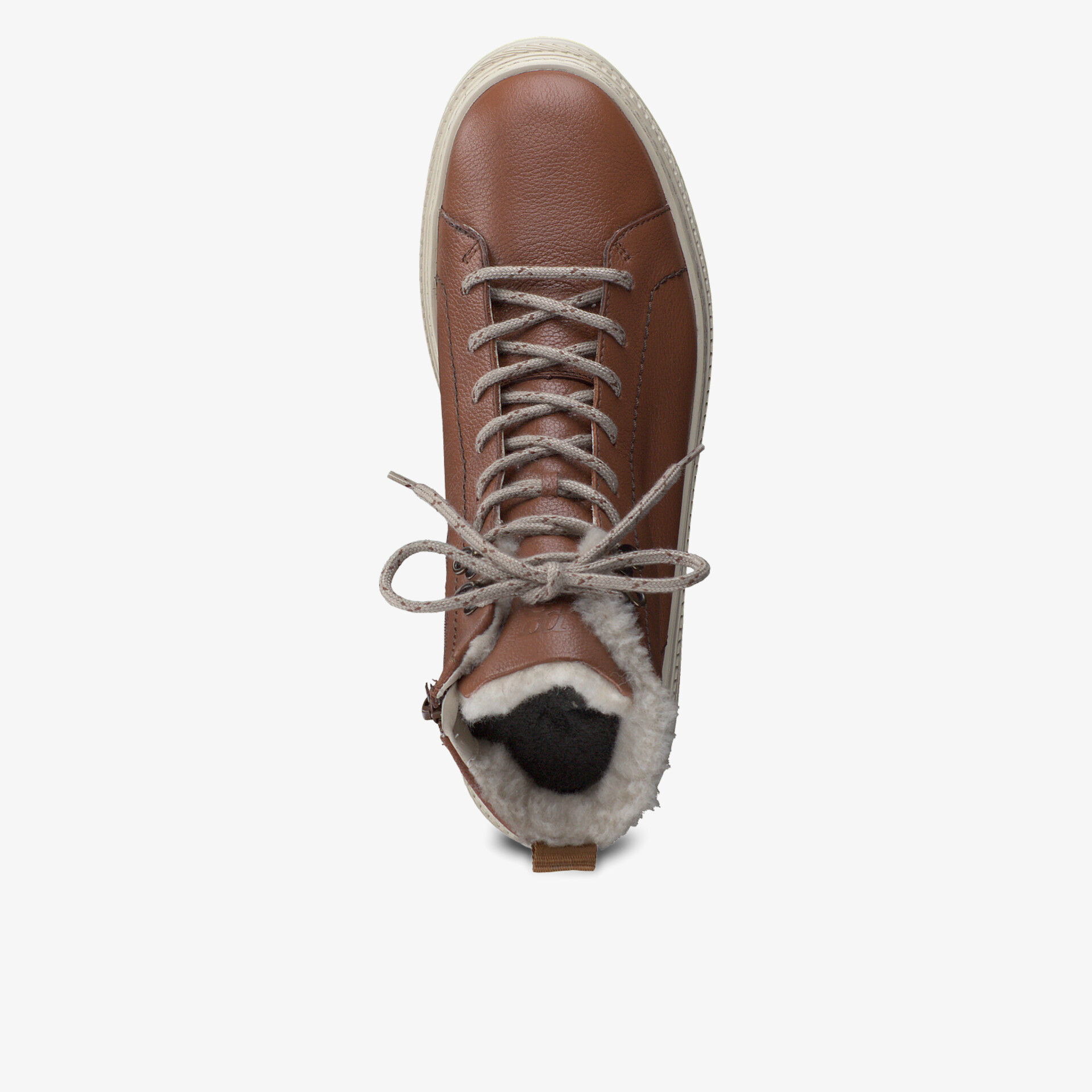paul green Damen Schnürstiefeletten braun