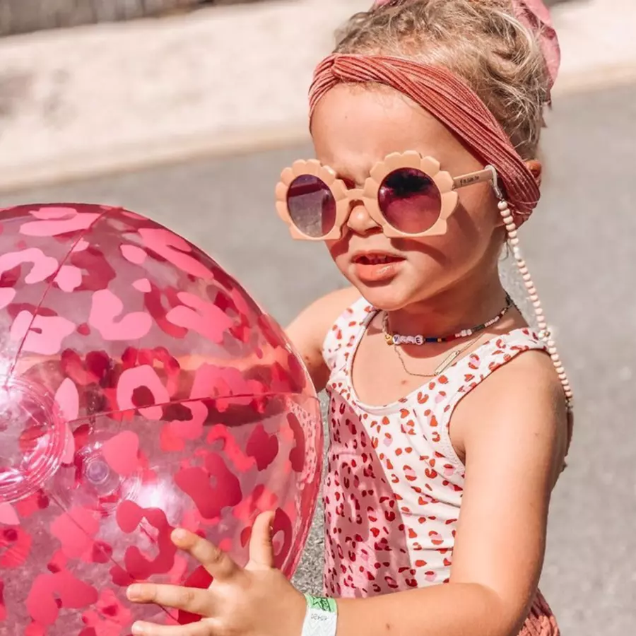 Swim Essentials Strandball Neon Leopard ⌀ 51 cm