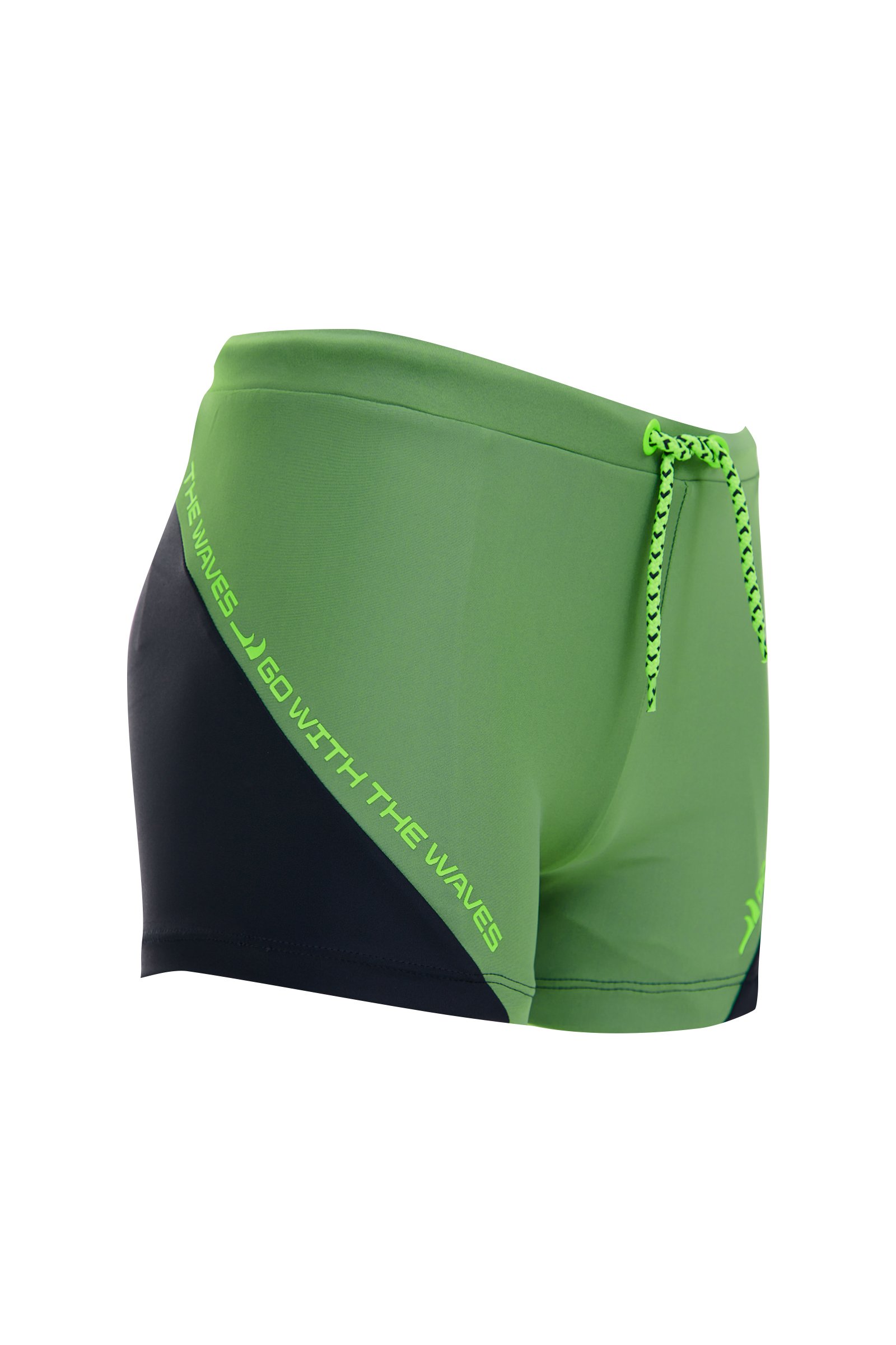 Jongens zwemtrunk met tapedetail WE Fashion Groen