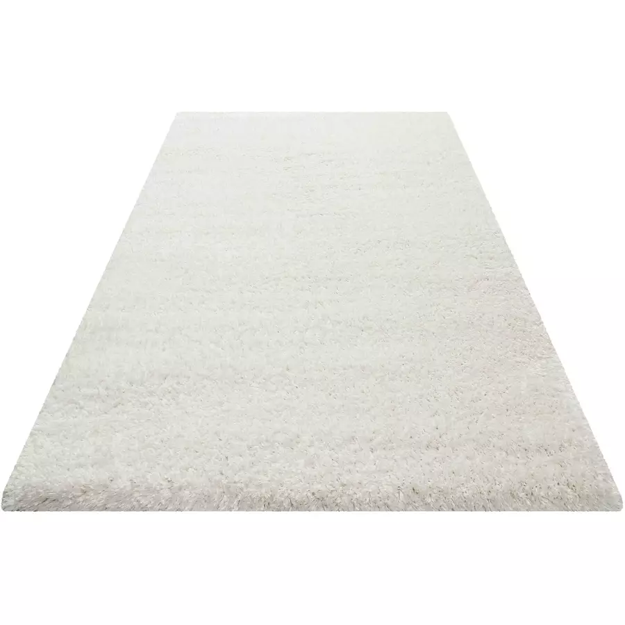 Wecon home basics Hochflorteppich Smilla creme weiß