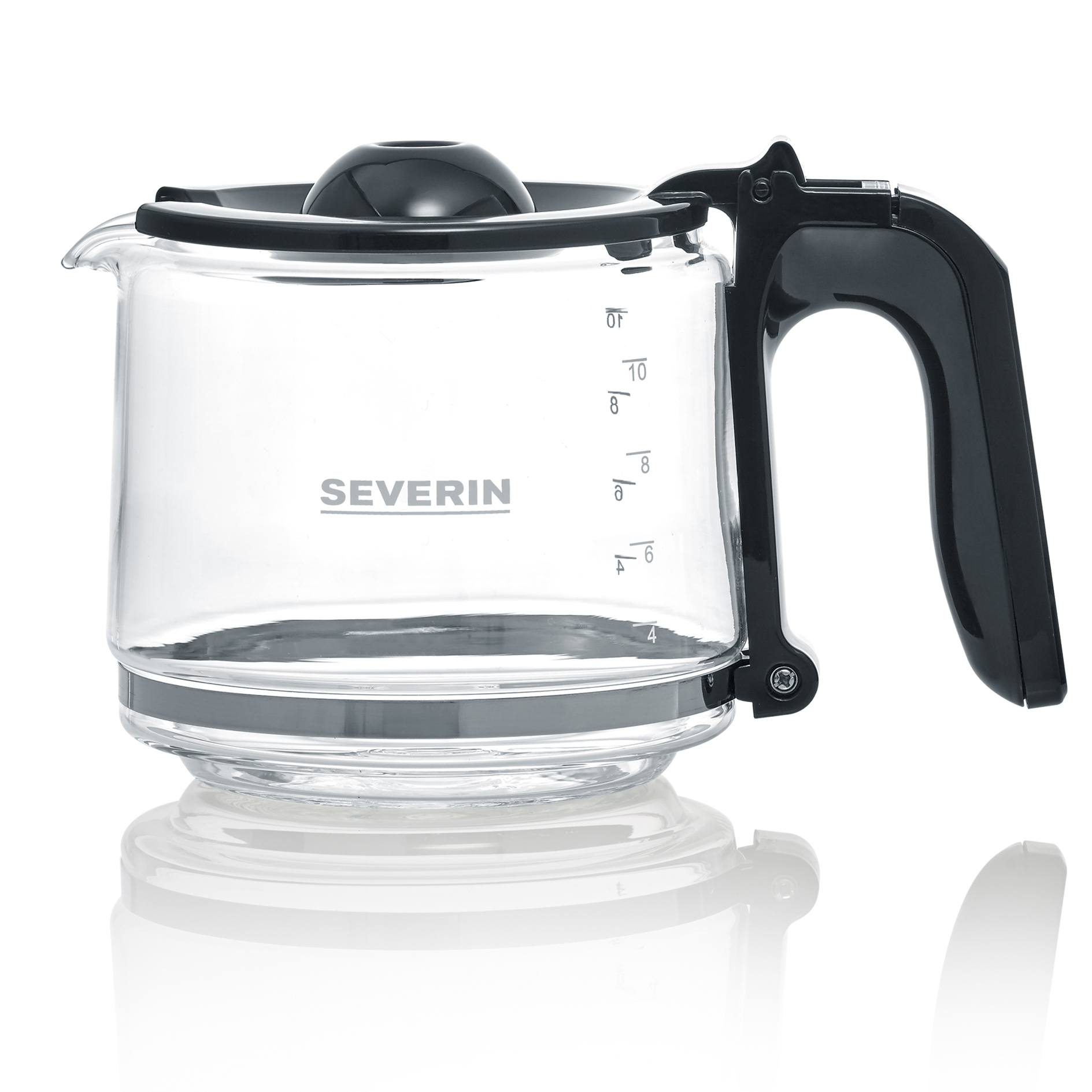 SEVERIN Filterkaffeemaschine KA 4825 - schwarz - Edelstahl - 1000 Watt