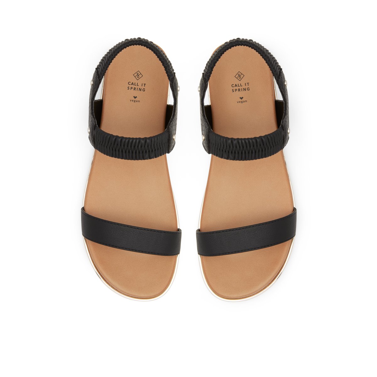 CALL IT SPRING-Rainia-l-Talon plat - Autre Noir