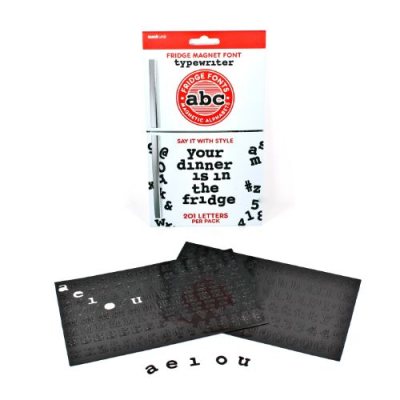 Fridge Fonts Magnetic Letters
