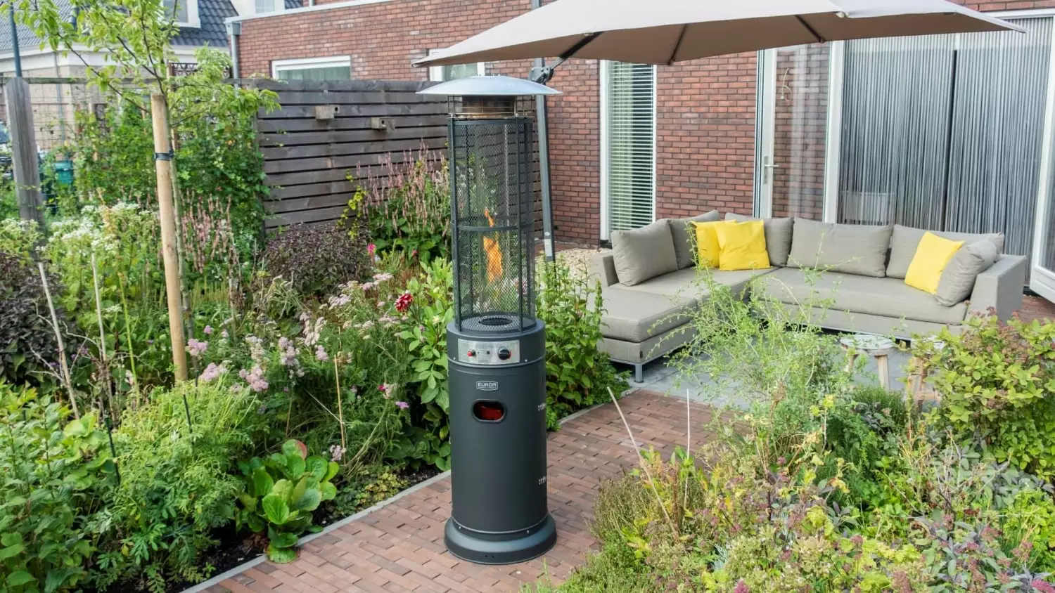 EUROM Flameheater Round 11000 Gas Terrasverwarmer - 11000W