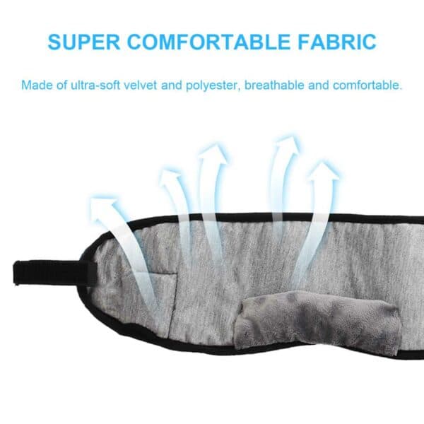 Soft Sleep Hodetelefoner - Sovemaske med Bluetooth Hodetelefoner Grå