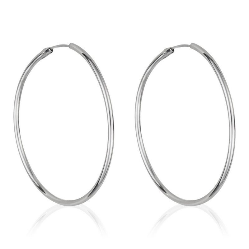 Boucles d'oreilles Or blanc