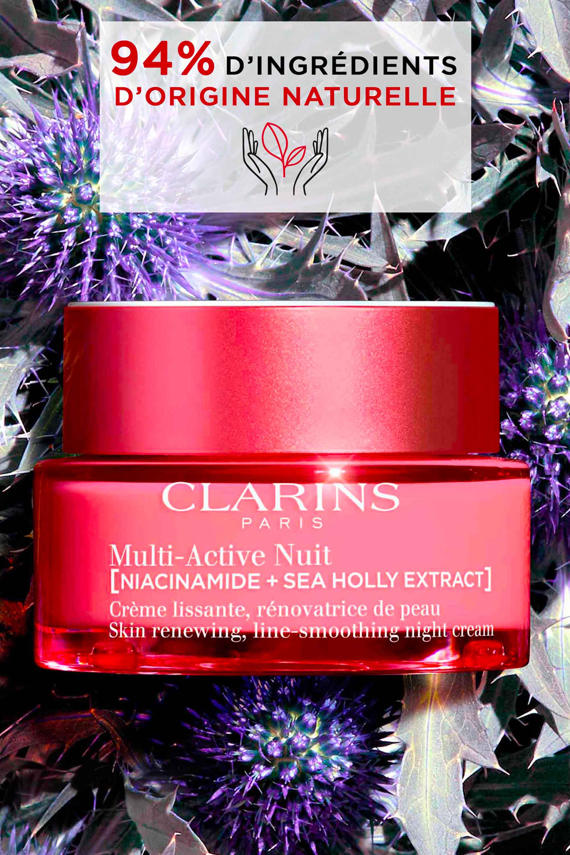 Clarins Crème lissante Multi-Active Nuit peaux sèches-50 ml