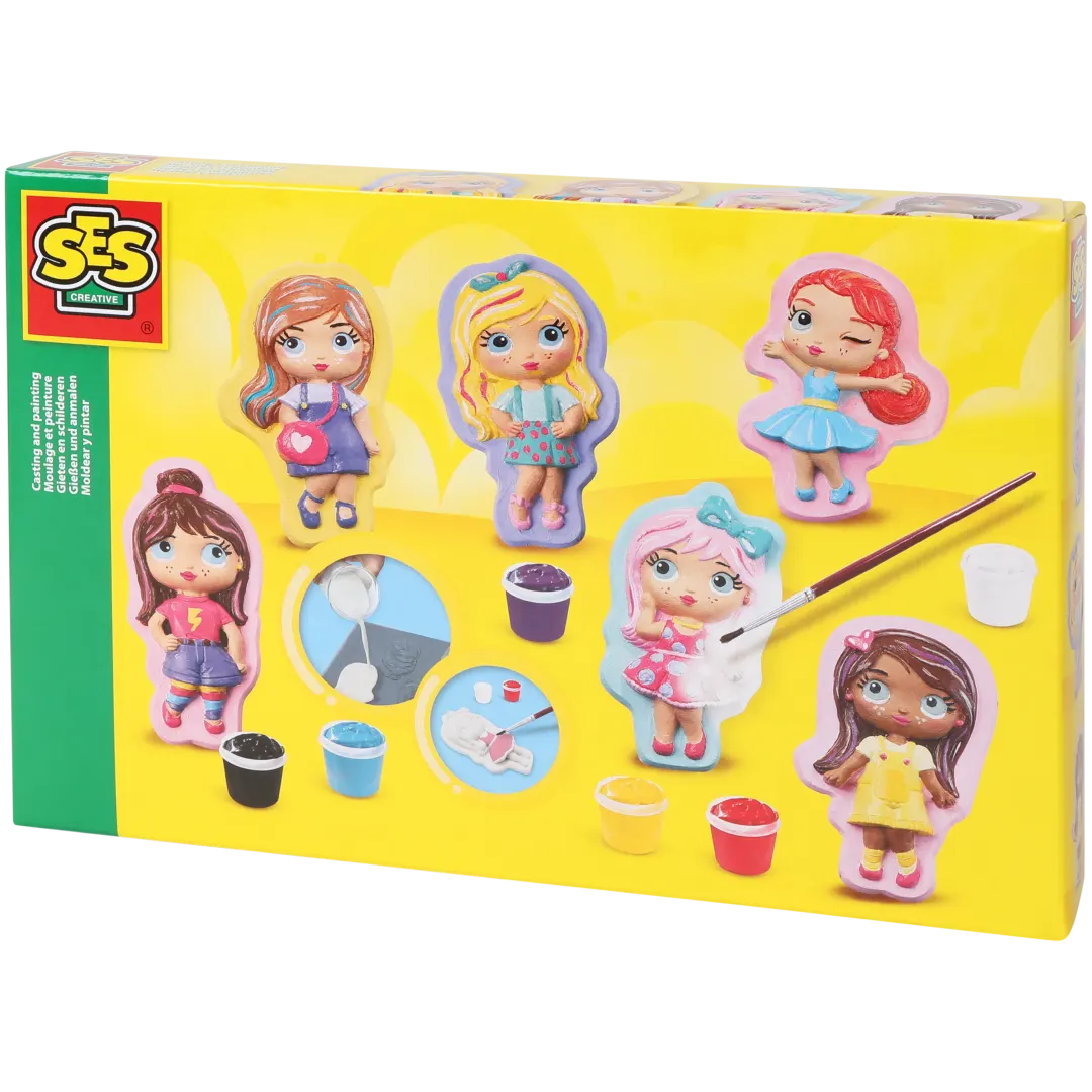 Kit créatif figurine en plâtre SES