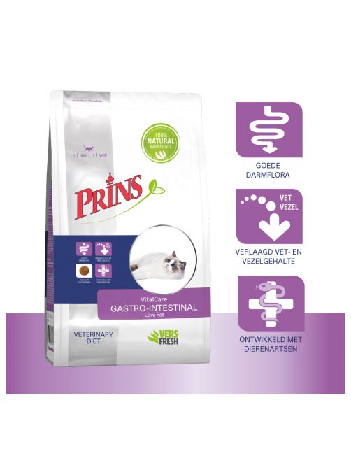 Prins Vitalcare Diet Gastro-Intestinal Zalm - Kattenvoer