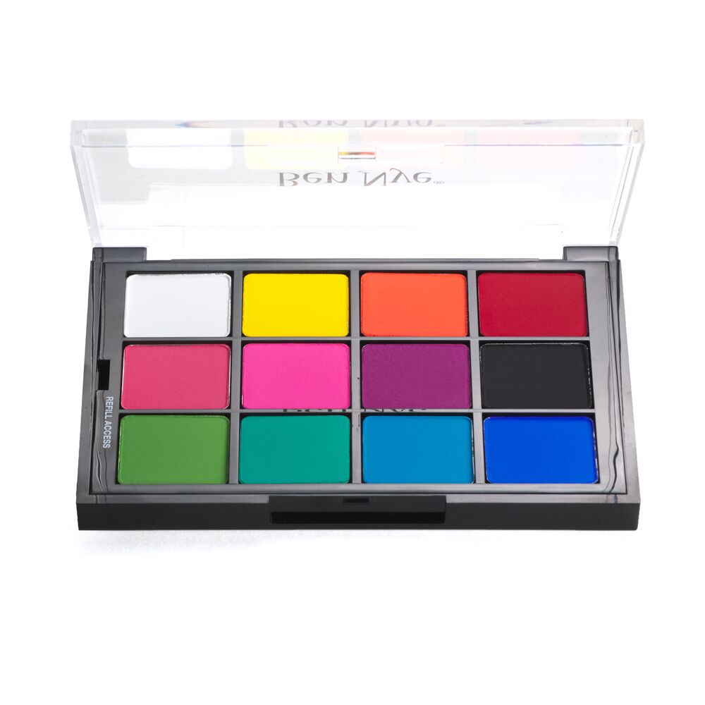 Ben Nye - STP80 Rainbow Eye & Cheek, 12er Palette