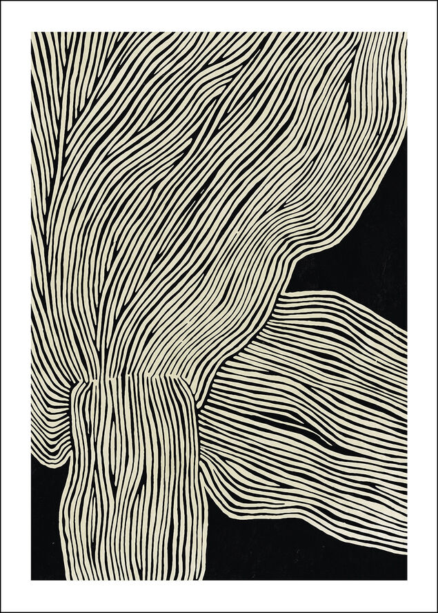 The Poster Club Hein Studio - The Line No 13 Flerfarvet