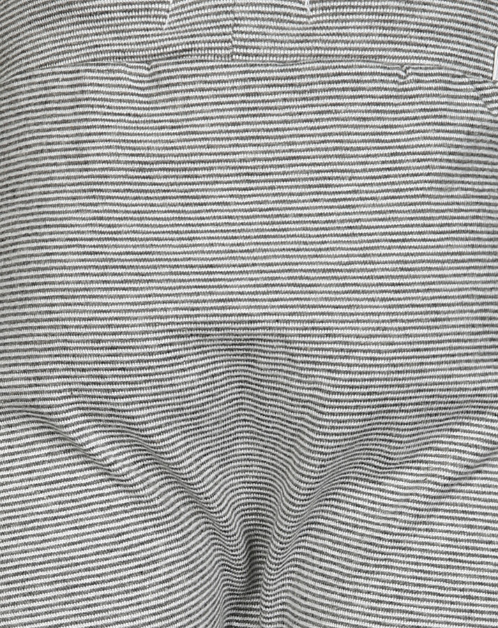 Jersey-Hose LOOSE LOTJE zum Binden gestreift in weiß/grau