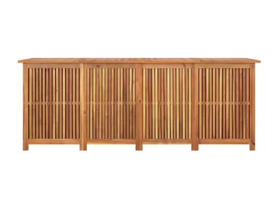 Coffre boîte meuble de bois marron 200 x 80 x 75 cm 02_0013020