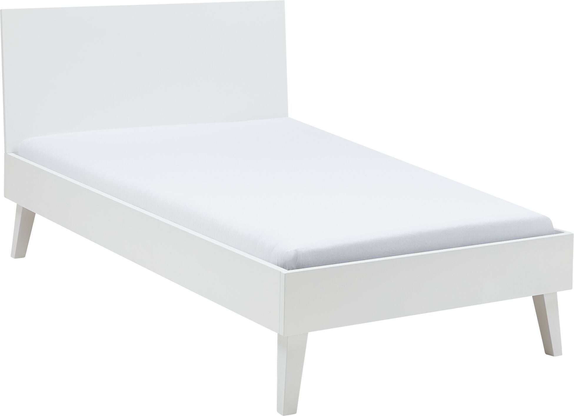 CARA Bett - Weiss / B: 90.0 cm x T: 200.0 cm