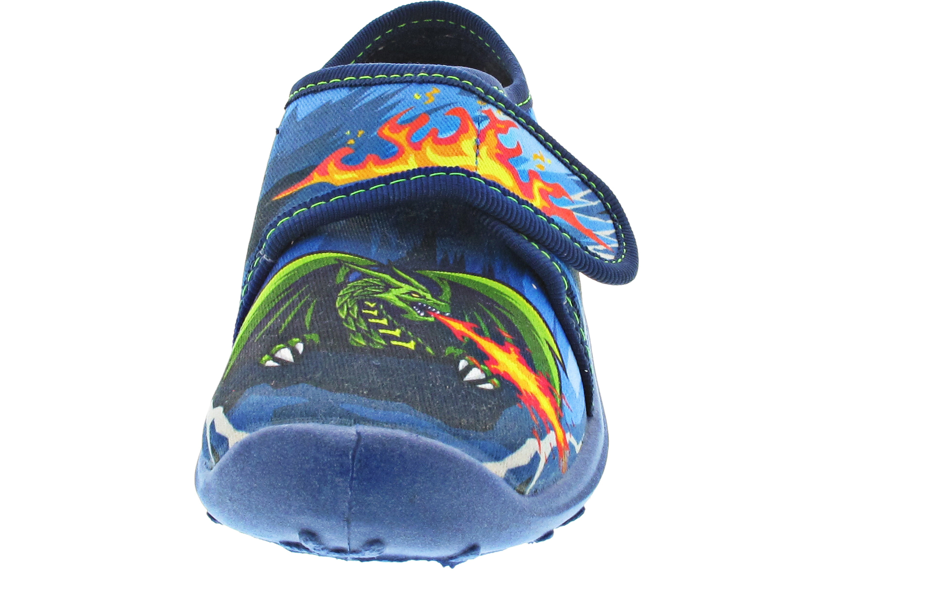 Fischer Markenschuhe Boogy Hausschuh blau