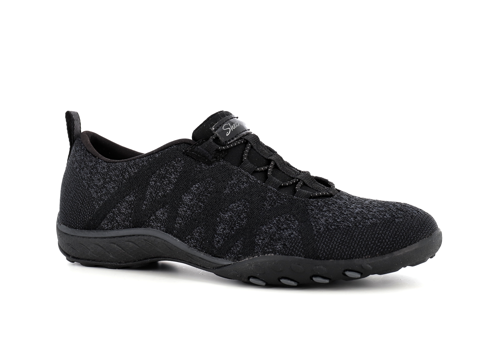 Skechers-100301 Textile Noir Gris