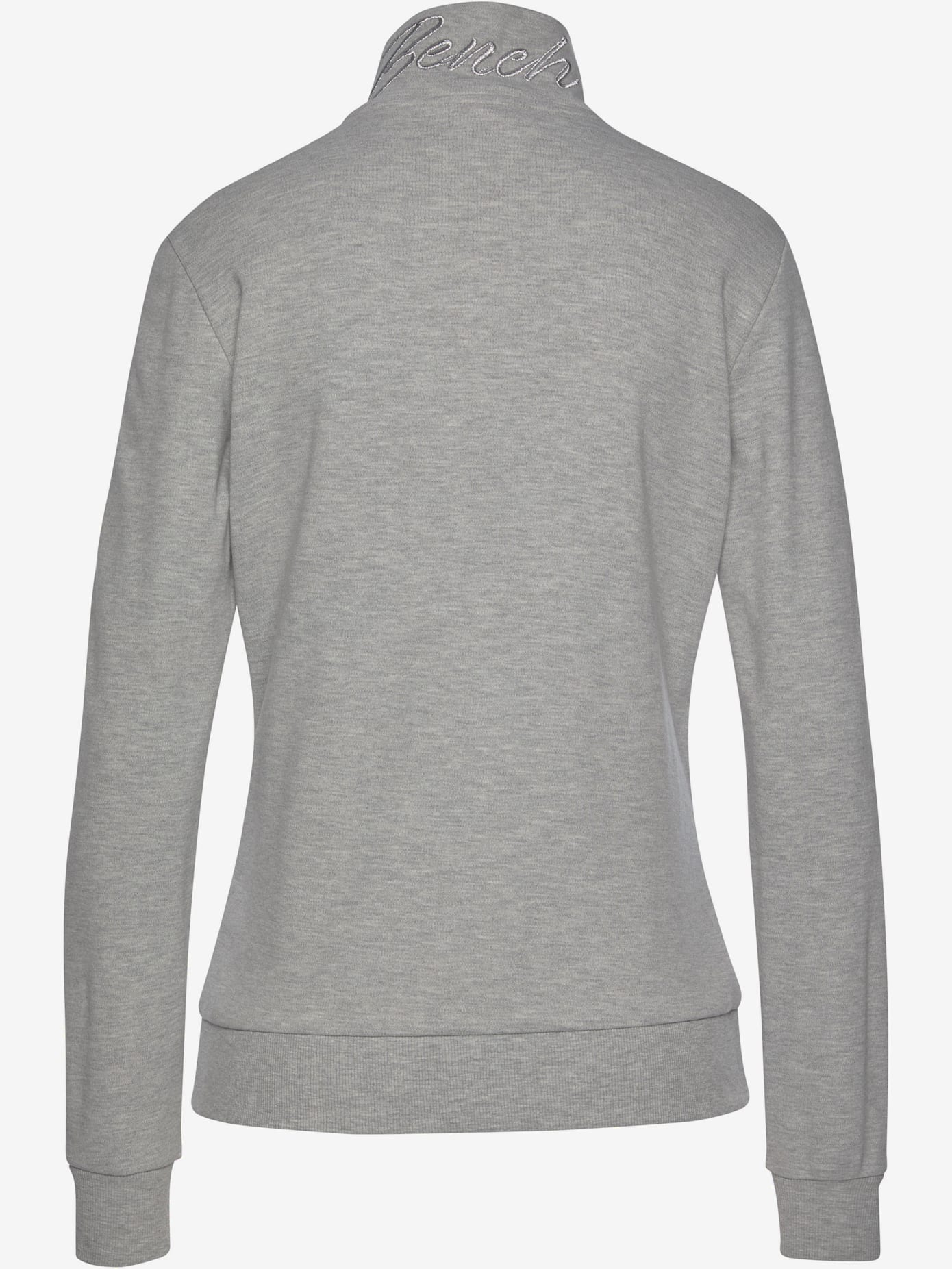Veste sweat à col montant