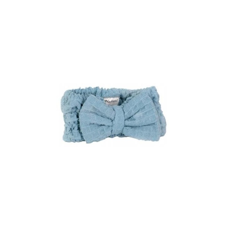 Nacomi Microfiber haarband blauw 1 stuk