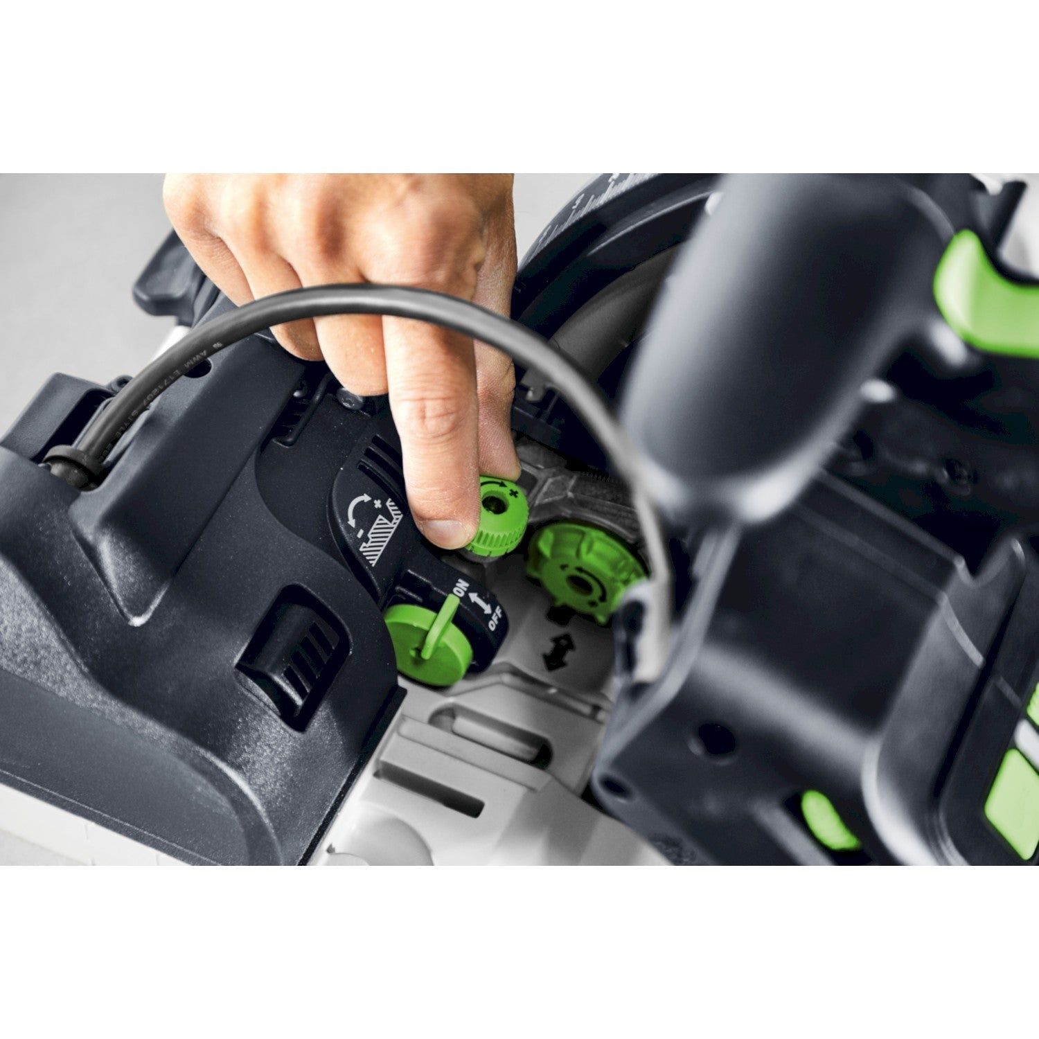 Festool TSV 60 KEBQ-Plus-FS Invalzaag met voorritsfunctie in Systainer   FS 1900/2 Geleiderail - 577743