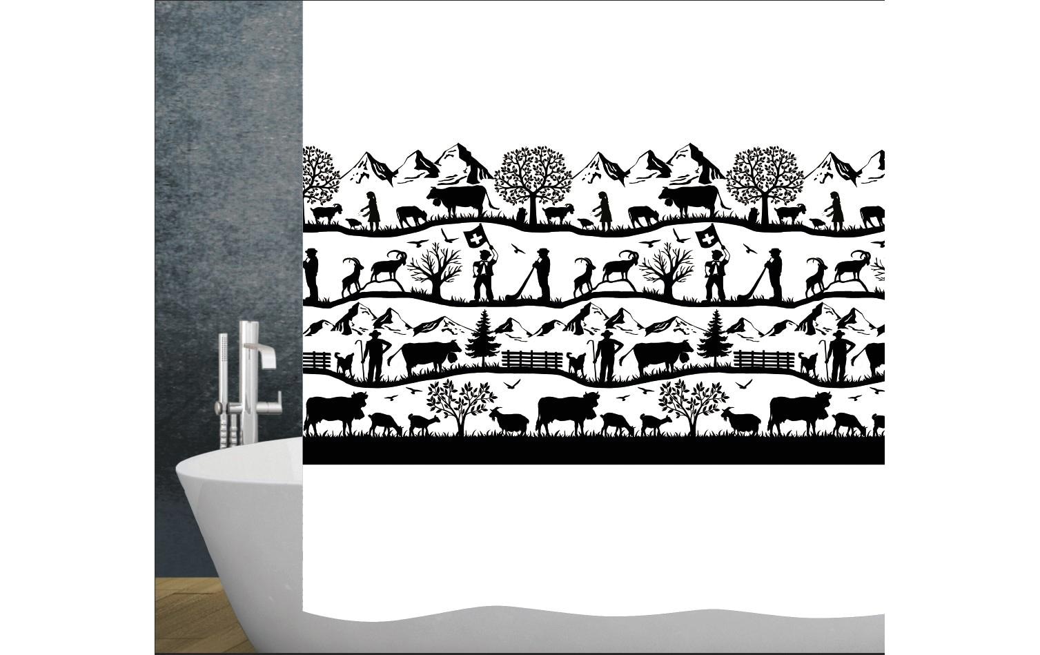 diaqua® Duschvorhang »Swiss Dreams« Breite 180 cm