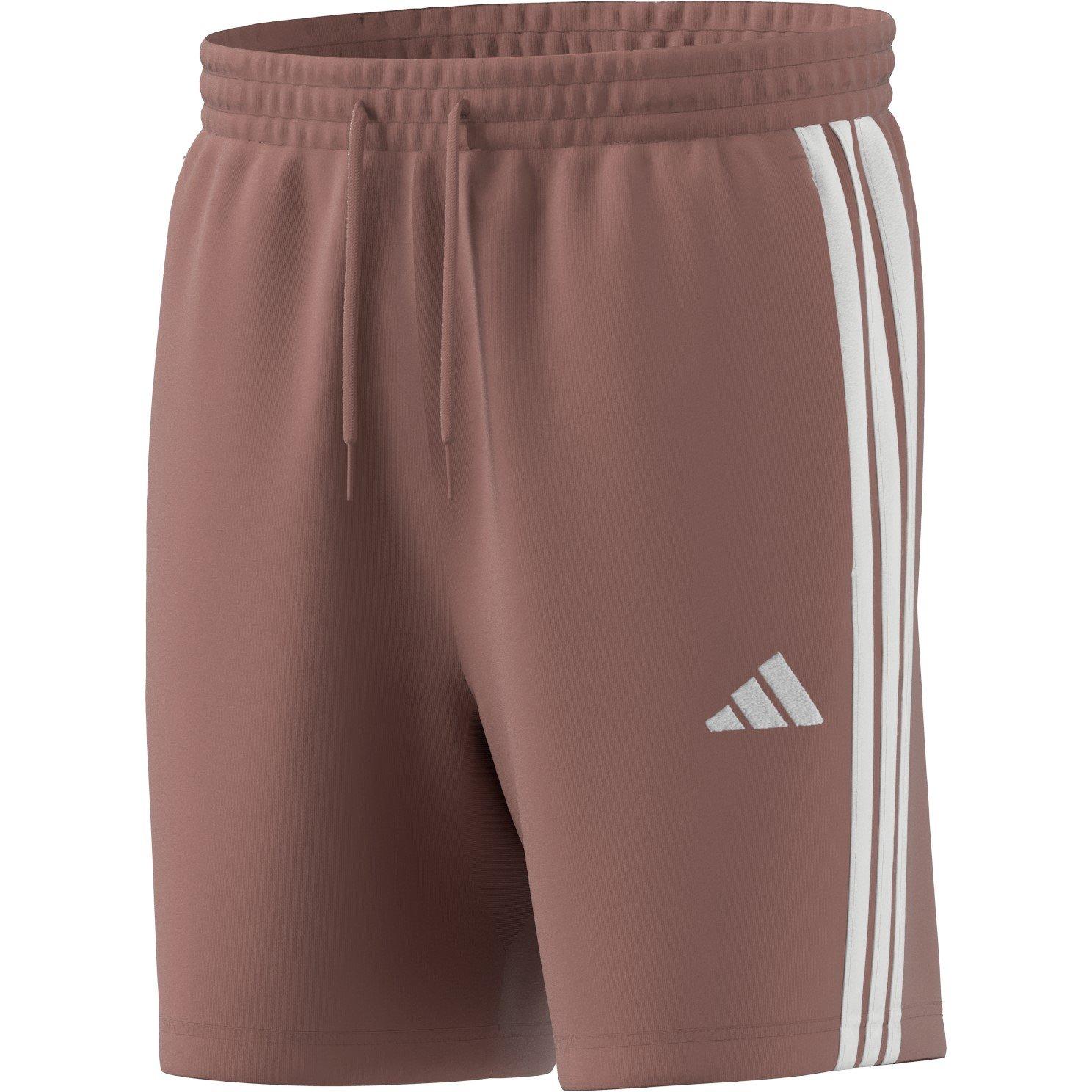 adidas Essentials 3 Stripe Fleece Shorts Mens