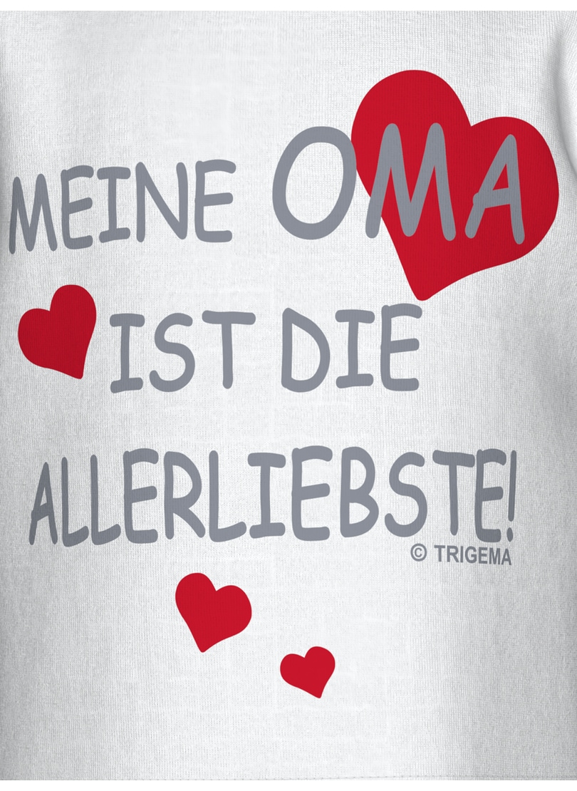 Trigema T-Shirt »TRIGEMA T-Shirt Omas Liebling«, 1 Stk.