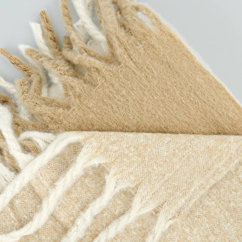 Plaid 'Vancouver' beige et écru 750G